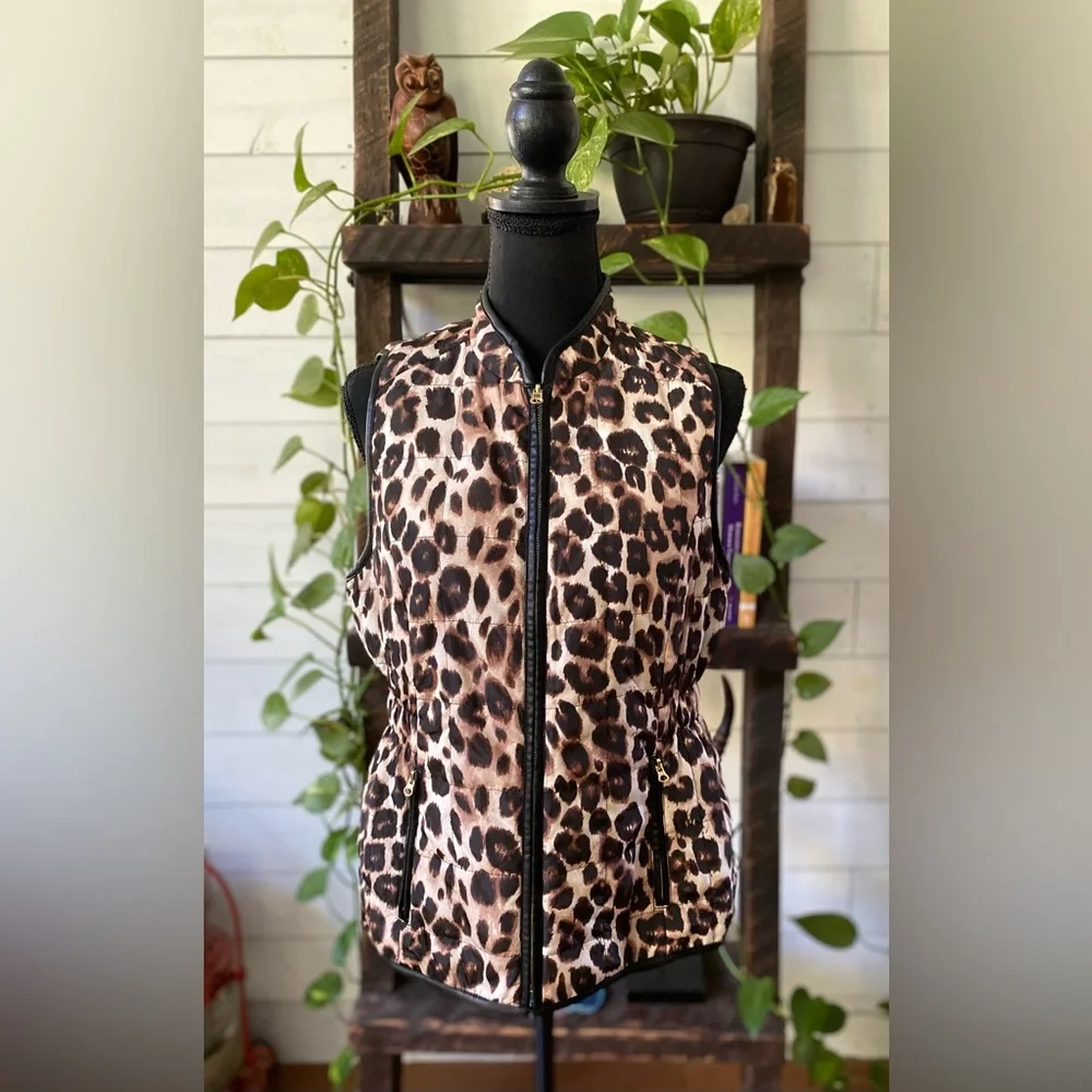 Chico’s: Animal Print Vest